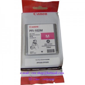 CANON PFI-102M ตลับหมึกอิงค์เจ็ท สีแดง