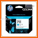 HP 711  3-pack-29ml Cyan Ink Cartridge ตลับหมึกอิงค์เจ็ทสีฟ้าของแท้ 100% HP CZ134A