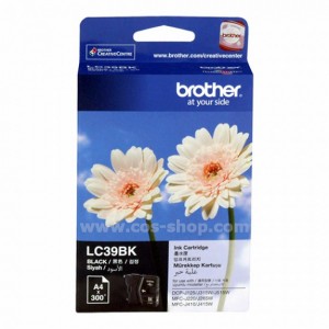 BROTHER LC-39BK ตลับหมึกอิงค์เจ็ท สีดำ