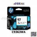 HP 97 Tricolor ตลับหมึกอิงค์เจ็ทแท้ HP C9363WA